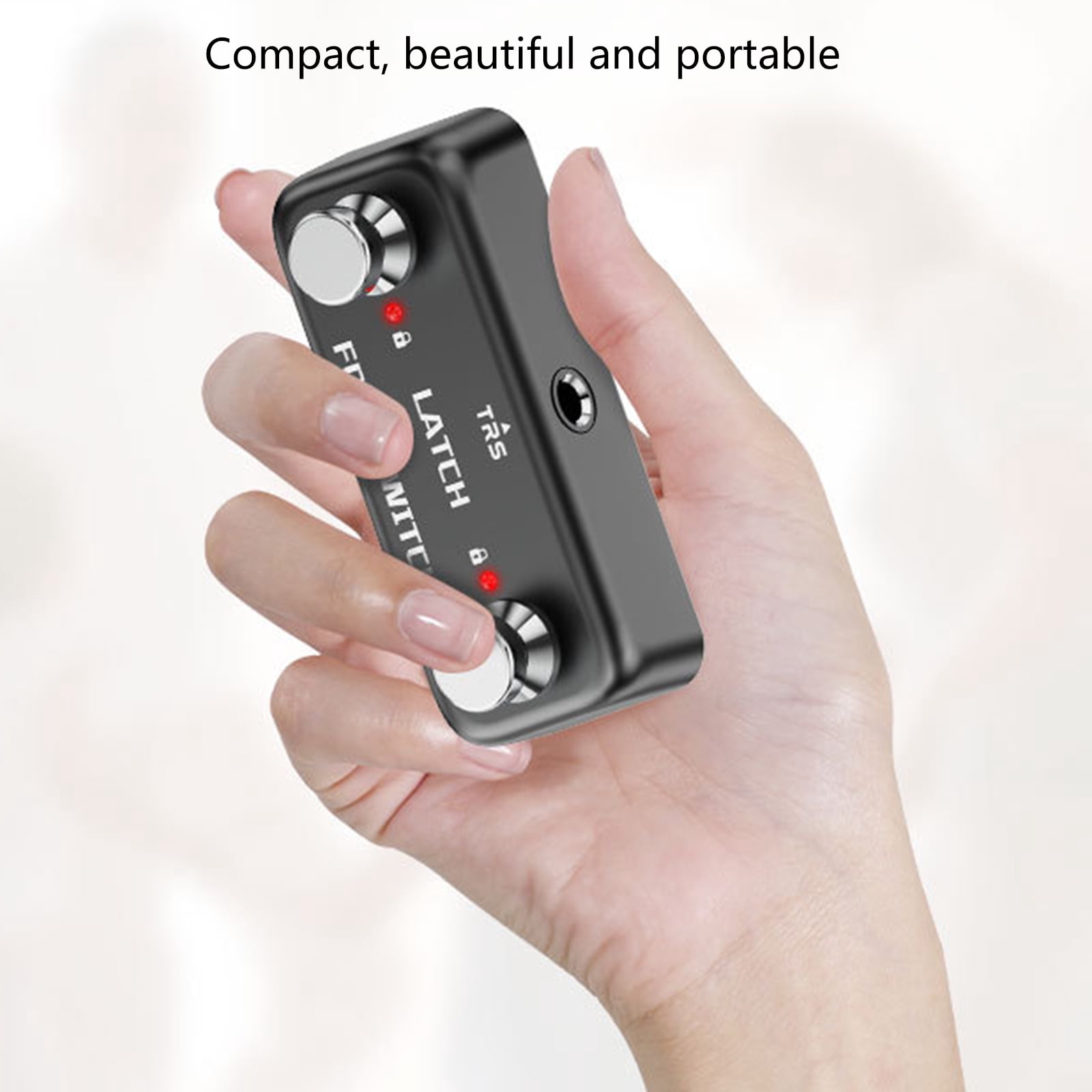 Durability Guitar Pedal with Double Step Nails Electric Guitar Effect Loop Pedal for Stage Performances and Studio Use