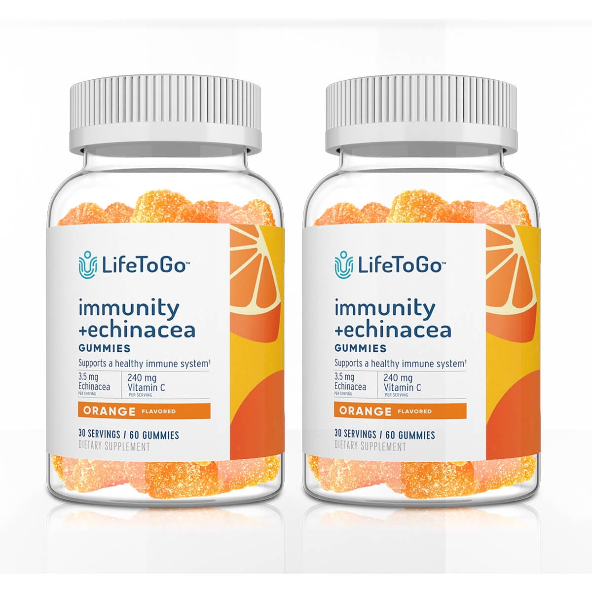 Vitamin C and Echinacea Vitamin Gummies from LifeToGo Pack of 2