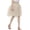 Beige, variant on Womens Tulle Skirt Puff Knee Length Skirt, Solid Color Casual Elastic High Waist Tutu Skirt for Women,Beige One Size