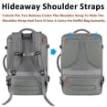 thumbnail image 2 of yeacher Sac à Dos de Voyage Multifonctionnel Imperméable pour Hommes pour Camping en Plein Air, Randonnée et Voyages d'Affaires - Grande Capacité, Design Extensible, Rose (8092#), 2 of 6