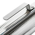 thumbnail image 4 of Metal Guiro Instrument, 12" x 4" Stainless Steel Guiro Shaker with Scraper Latin Percussion Instrument Musical Training Tool, 4 of 5