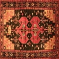 thumbnail image 1 of Ahgly Company Indoor Square Persian Orange Traditional Area Rugs, 3' Square, 1 of 1