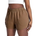 thumbnail image 5 of Gocolloa Plus Size Shorts Women Summer Casual High Waisted Loose Lounge Workout Running Sweat Shorts Khaki Brown 2X, 5 of 5