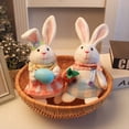 thumbnail image 2 of 1 Pieza de Adorno de Conejo Brillante de Pascua, MuñEca, Gnomo Elfo con Decoraciones de Luz LED para el Hogar 2024, Regalos para NiñOs, Mesa B, 2 of 5