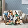 thumbnail image 4 of Blanket Josh Hutcherson Soft and Comfortable Wool Fleece Throw Blankets for Sofa Office car Camping Yoga Travel Home Decoration Cozy Plush Beach Blanket Gift, 4 of 9