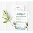 thumbnail image 2 of Inkdotpot Antler (Boy) 50-PackWho Knows Mommy BestBaby Shower GameCards Gender Neutral FunActivity Cards, 2 of 5