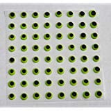 Edible Halloween Green Candy Eyeballs Eyes Candy Cookie Decorations 1/4" 120 count