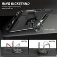 thumbnail image 4 of SaniMore for Google Pixel 7A Multi-Functional Case, 3-Layer Protection Magnetic Cover Support Car Mount & 360° Rotatable Metal Ring Kickstand Full Body Shockproof Protective Shell, Black, 4 of 7
