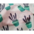 thumbnail image 5 of oneOone Cotton Poplin Fabric Leaves & Floral Block Print Sewing Fabric BTY 56 Inch Wide, 5 of 5