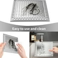 thumbnail image 4 of Livease Drain Hair Catcher, 4,8" Universal Shower Strainer, Hair Stopper, Drain Cover for Bathroom, 4 of 7
