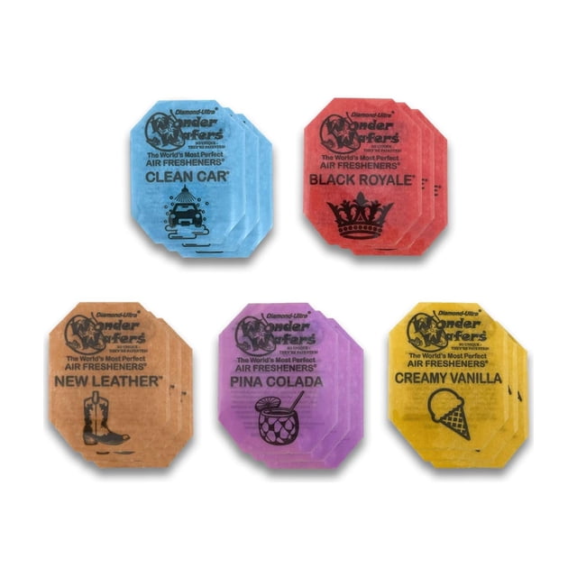 Ambientadores para coche Wonder Wafers Top 5, paquete de muestras