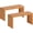 Teak, variant on HarmonyStrings Patio Acacia Wood Bench, 36” Outdoor All-Slat Wood Bench for 2 People, 800 lbs Capacity, Outdoor Backless Seating Furniture for Park, Garden, Yard, Porch-1