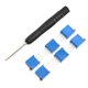 thumbnail image 2 of 60PCS 12 Valor 3296W Kit de potenciómetro de ajuste de resistencia variable Destornillador con caja, 2 of 8