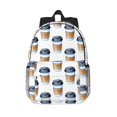 thumbnail image 1 of Disketp Coffee To Go Pattern Mochila Escolar de 15 Pulgadas, Mochila Ligera para Estudiantes, Viajes y Trabajo, Cómoda y Resistente para el Uso Diario, 1 of 6