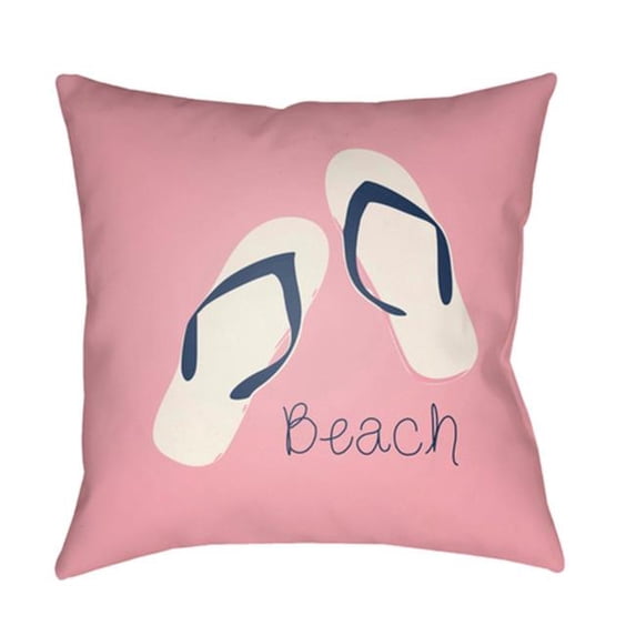 Carolina Coastal Bright Pink and Violet 22 x 22-Inch Pillow