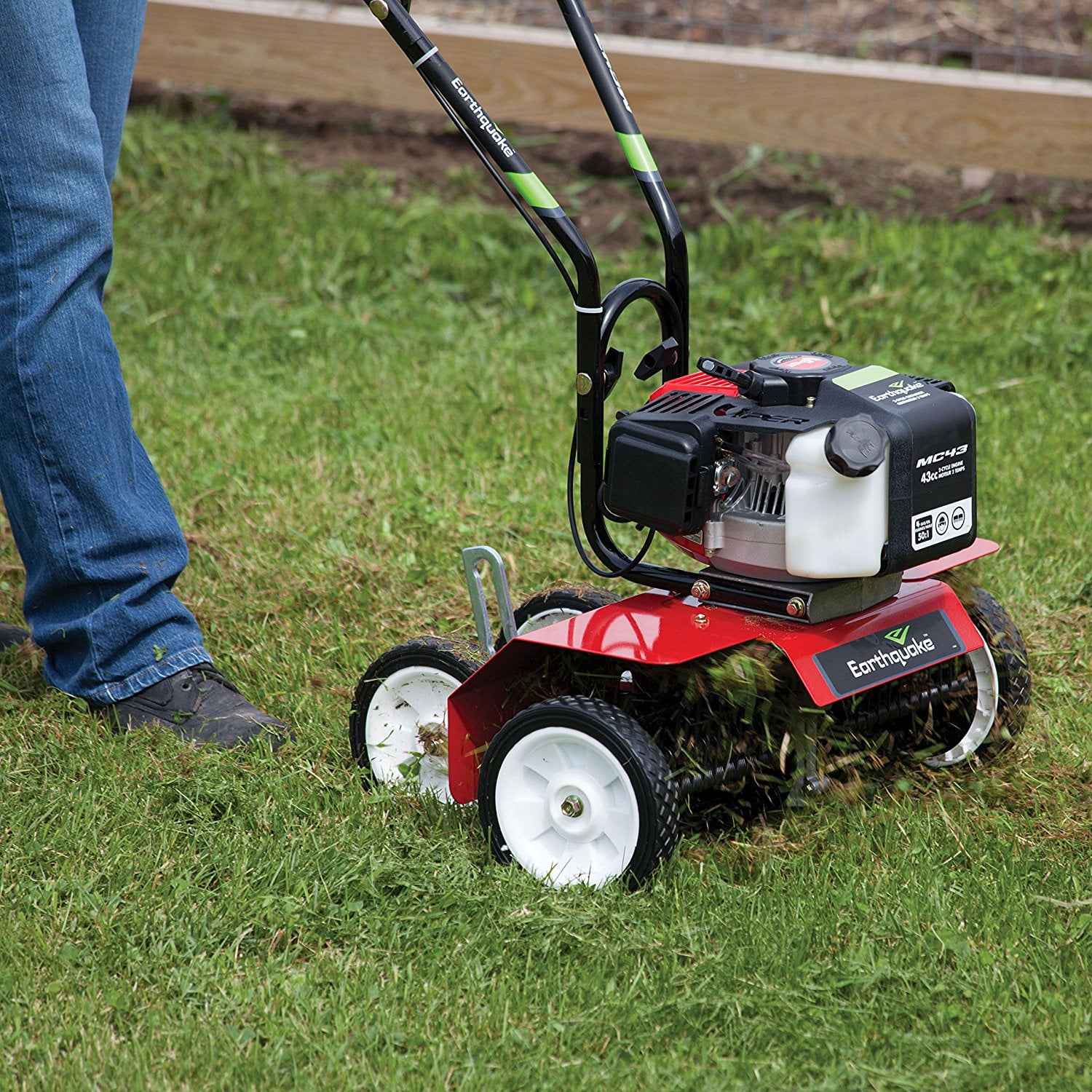 Earthquake DK43 Lawn Grass Dethatcher Attachment Kit for Mini Cultivator Tiller