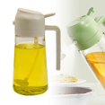 thumbnail image 1 of 2 In 1 Glass Oil Sprayer Dispenser, Upgrade Large 600ml/20oz Olive Oil Dispenser Bottle For Kitchen, Food-grade (white, 600ml), 1 of 5