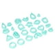 thumbnail image 2 of Herramientas de arcilla polimérica, 24 piezas, cortadores de pendientes de arcilla polimérica, herramientas para pendientes de arcilla, funcionalidad versátil Jadeshay A, 2 of 8