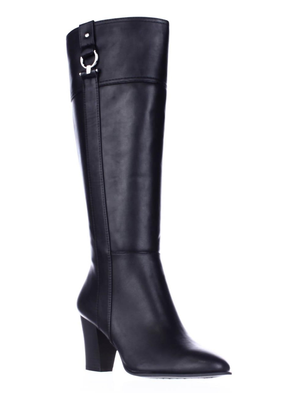 Womens A35 Courtnee Knee High Dress Boots - Black - Walmart.com