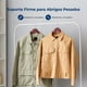 thumbnail image 4 of Ganchos de Madera Premium Serenelife, Ahorradores de Espacio, Resistentes, con Gancho Metálico Giratorio de 360°, para Abrigos, Pantalones y Vestidos, Cereza, Pack 80, 4 of 7