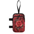 thumbnail image 2 of COEQINE Patterned Crutch Pouch, Walking Cane Bag Red Rose Marble Forearm Crutch Storage Pouch, Two Zipper Pouch, Lightweight, Large Capacity, for Elbow Crutches, 2 of 7