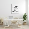 thumbnail image 2 of Stupell Industries Adorable Penguin On Snow Mound Arctic Tuxedo Bird, 30 x 40, Designed by Daphne Polselli, 2 of 6