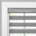 thumbnail image 6 of Eclipse Zebra Shades, Cordless Roller Shades, Light Filtering Window Shades, 36 in Wide x 72 in Long, Grey, 6 of 9