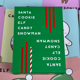 thumbnail image 2 of Juego de gorras de delfín galletas navideñas duendes dulces muñecos de nieve taco CAT GOAT Cheese pizza, 2 of 5