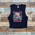 thumbnail image 6 of Feral Girl Summer Rib-Racer Tank Top , Womens Micro Rib Racer Tank Top, 6 of 6