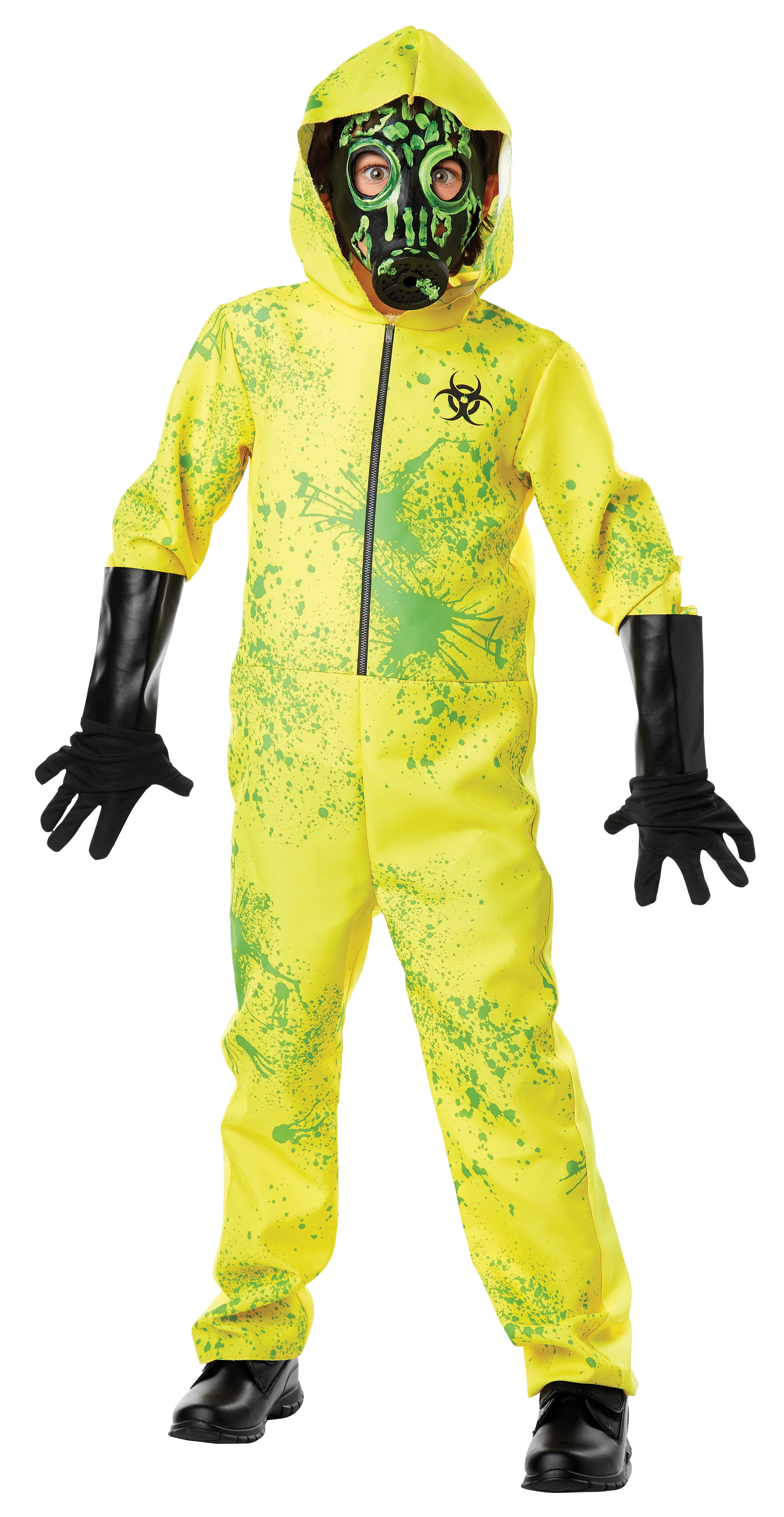 Way To Celebrate Zombie Hazmat Halloween Costume, Boys Size XL