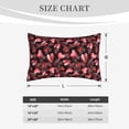 thumbnail image 4 of Fuzoiu Ladybugs and Red Hearts Print Fuzzy Pillowcases, Super Soft Pillow Case Cover with Zipper for Bedroom, Sofa, Couch,Cozy Pillow Shams for All Seasons-14"x20", 4 of 6
