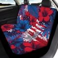thumbnail image 4 of Uourmeti American Flag Floral Print Automotive Vehicle Seat Cover Breathable Car Seat Cover Sets, Interior Compatible with Truck Trucks, 4 of 10