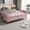 Pink, variant on Tmsan 63" Modern Storage Ottoman Bench,Bedroom End of Bed Upholstered Benches,for Living Room, Entryway, Pink (Polyester)