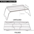 thumbnail image 3 of Campfire Grill Grate, Adjustable Swivel Grill for Fire Pit, Heavy Duty Steel Grate with Carrying Bag For Outdoor Cooking Camping BBQ, 3 of 8