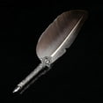 thumbnail image 3 of Quill Pen Set, Antique Feather Dip Pen with Nibs and Ink Bottle(Not Ink) 5 Nibs Calligraphy Signature Pen with Executive Gift Box, 3 of 5