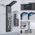 thumbnail image 1 of LED Light Shower Panel Waterfall Rain Digital Display Shower Faucet Set SPA Massage Jet Bathroom Column Mixer Tap Tower System, 1 of 5