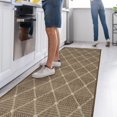 thumbnail image 1 of Ottomanson Jardin Collection Jute Backing Diamond Trellis Design Indoor/Outdoor Rug, 1 of 8