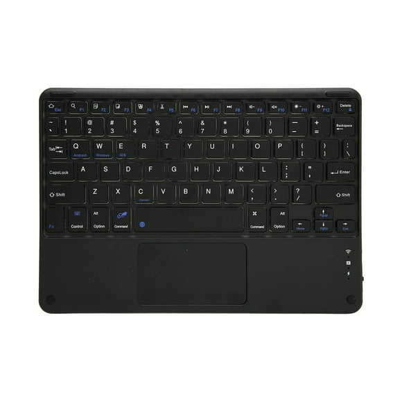Mini Wireless Keyboard, Wireless Keyboard Ultra Thin Tetragonum Chocolate Keycaps With Touchpad For Tablet