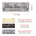 thumbnail image 2 of Letreros decorativos Joyhawk THIS IS US/TOGETHER/BLESS THIS HOME/FAMILY, 2 of 8