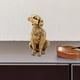 thumbnail image 4 of Estatuilla de perro de latón, escultura de perro en miniatura, mini estatua de perro hecha a mano, adorno de escritorio para perro, decoración de, 4 of 9