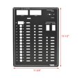 thumbnail image 3 of Tiara Boat Blank Breaker Panel 3304190 | DC System 15 1/2 Inch Black, 3 of 4