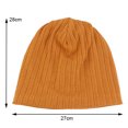 thumbnail image 4 of Nooxsoe Slouchy Beanie Hat Womens Knit Hat Knit Beanies Slouchy Warm Hats Womens Beanie Hats Winter Hat Beanie Hats for Men Winter Beanie Hat Winter Hats Woman Hats Beige One Size, 4 of 4
