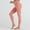 Pink(New), variant on Women's High Elasticity Solid Color Hip Lifting Breathable Tight Fitting High Waisted Sports Bottom Fitness Pants