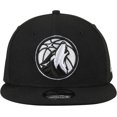 thumbnail image 2 of New Era NBA 9FIFTY Black White Adjustable Snapback Hat Cap One Size Fits All, 2 of 8