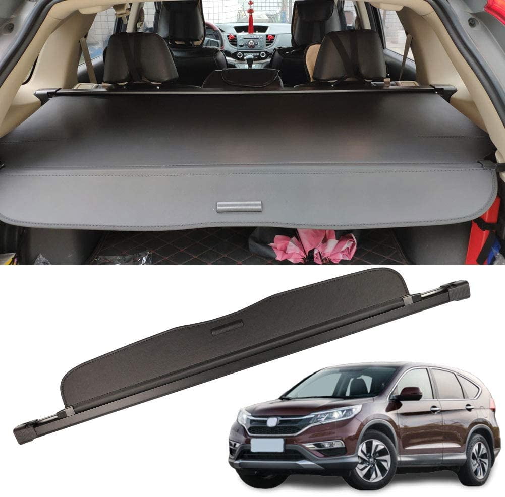 Marretoo Factory Style Black Retractable Rear Trunk Cargo Cover for Honda CRV 2017 2018 2019 2020 2021 2022 Luggage Security Shade 