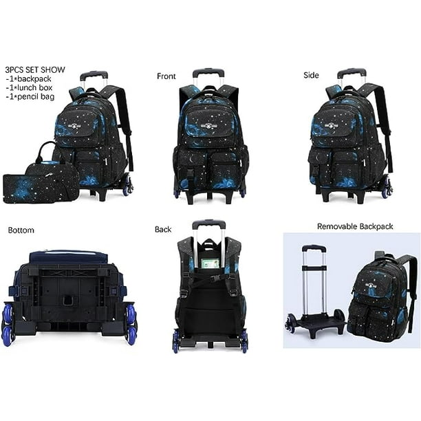 Boys rolling backpack cheap