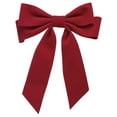 thumbnail image 1 of Recomendado: Pinza para el pelo con lazo negro y rojo, elegante y atemporal, un complemento ideal para tus peinados recogidos, 1 of 5