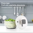 thumbnail image 4 of Salad Spinner Large 6.3 Qt, Manual Lettuce Spinner for Vegetable Prepping, One-Handed Pump Fruit Spinner, 4 of 7