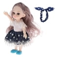 thumbnail image 2 of 16cm Doll Jointed Ojos Maquilje Vestido Pelucas Zapatos Estilo5 Sunnimix Muñeca bjd de 16cm, 2 of 8