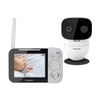 Panasonic Smart Baby Monitor KX-HN4001W - Baby monitoring system - wireless (DECT) - 3.5" LCD - 1 camera(s)